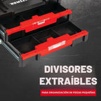 CRAFTSMAN Caja de herramientas de plástico con cajones, organizador y almacenamiento (CMST17804)