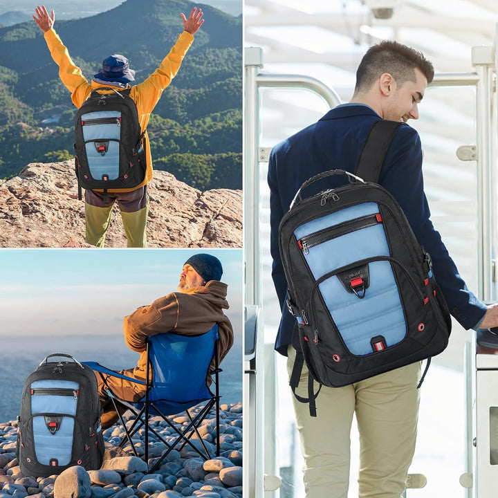 Z-MGKISS Mochila grande para viajes, mochila antirrobo grande de 52...