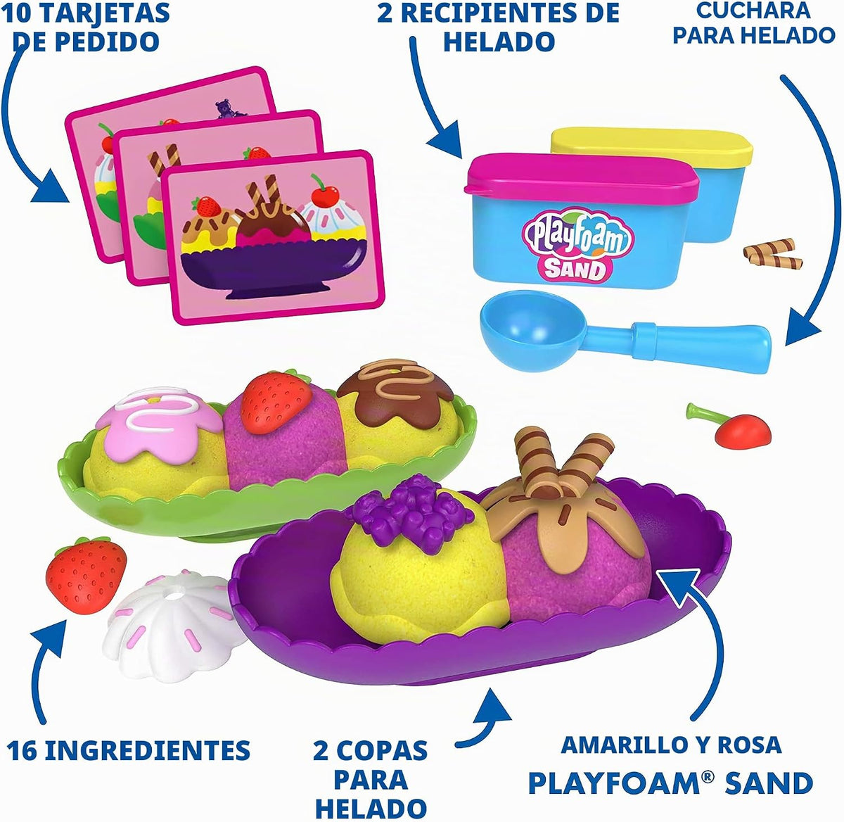 Educational Insights Playfoam Sand Set de Copa de Helado