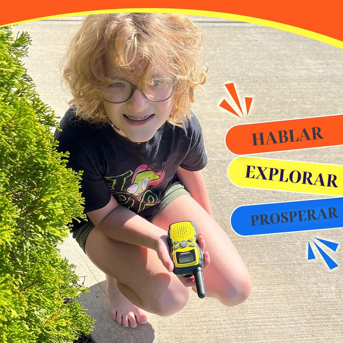 Walkie Talkies para niños, paquete de 4 unidades, walkie talkie familiar para adultos y niños de largo alcance, para acampar al aire libre, juguetes divertidos, regalo de cumpleaños, regalos