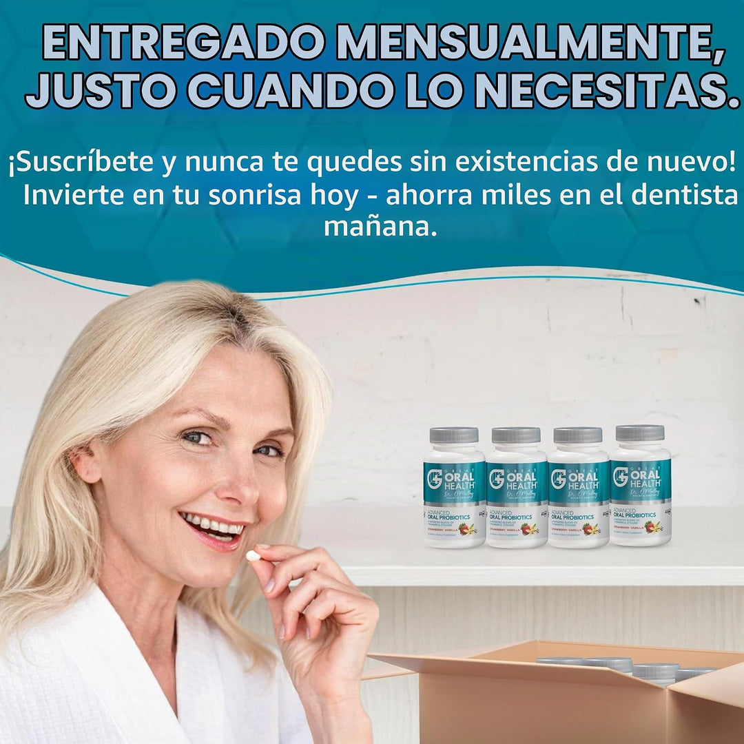 Probióticos orales para el tratamiento del mal aliento bucal para a...