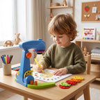 LEERFEI Juego para Niños Proyector de Dibujo Ajustable y Set de Bocetos