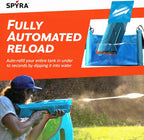 SPYRA SpyraFour - Pistola de agua eléctrica, con pilas, color azul