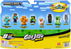 Goo Jitzu Minecraft Minis, paquete de 8 mini squishies elásticos y