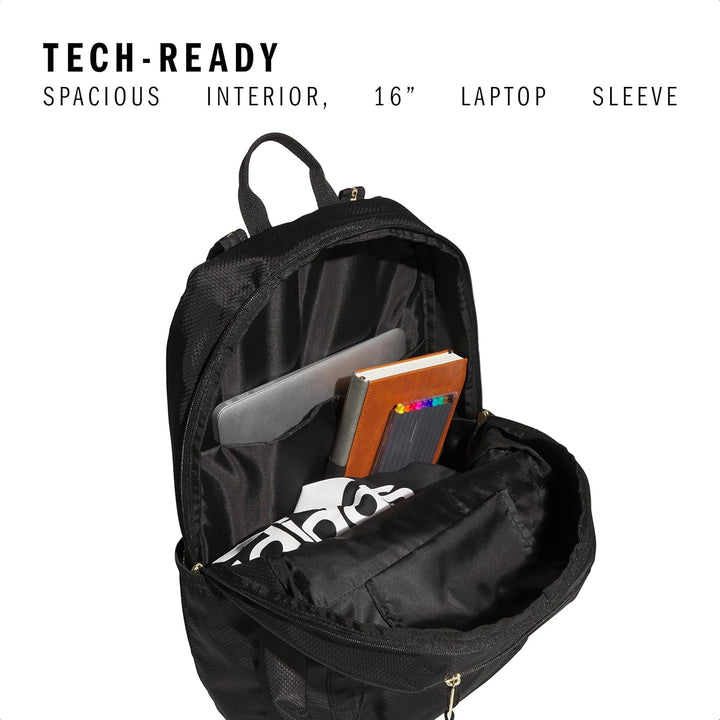 Mochila adidas Excel - Bolsa grande y duradera para laptop, libro y...