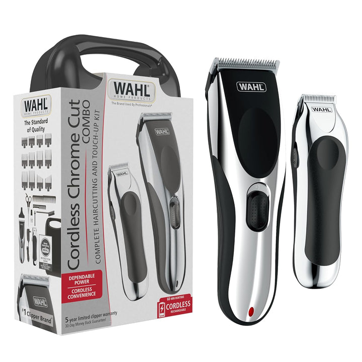 Wahl - Cortadora de pelo inalámbrica Chrome Pro para hombres y comb...