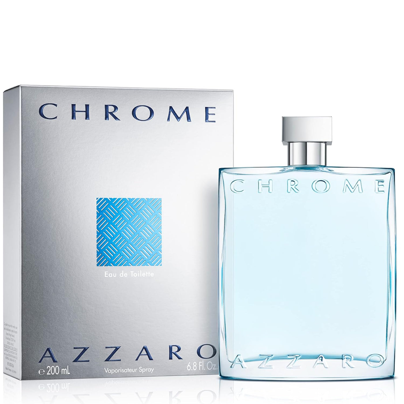 Azzaro Eau de Toilette cromado, colonia acuática fresca para hombre...