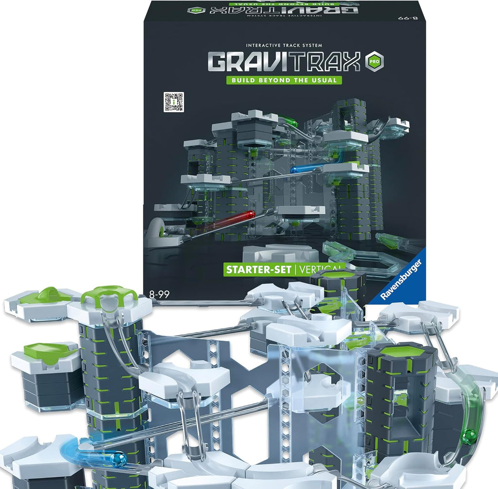 Ravensburger GraviTrax PRO - Juego de iniciación - Gravedad y mármol magnético - Juguete STEM acreditado por malla para niños - Construcción de cerebro, regalo educativo - Involucra el pensamiento crítico, resolución de problemas - a partir de 8 años