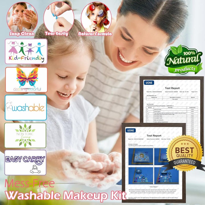 Juegos de maquillaje para niñas - Kit de maquillaje para niñas, Maq...