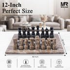 Marble Range - Juego de ajedrez de mármol para adultos, juego de mesa