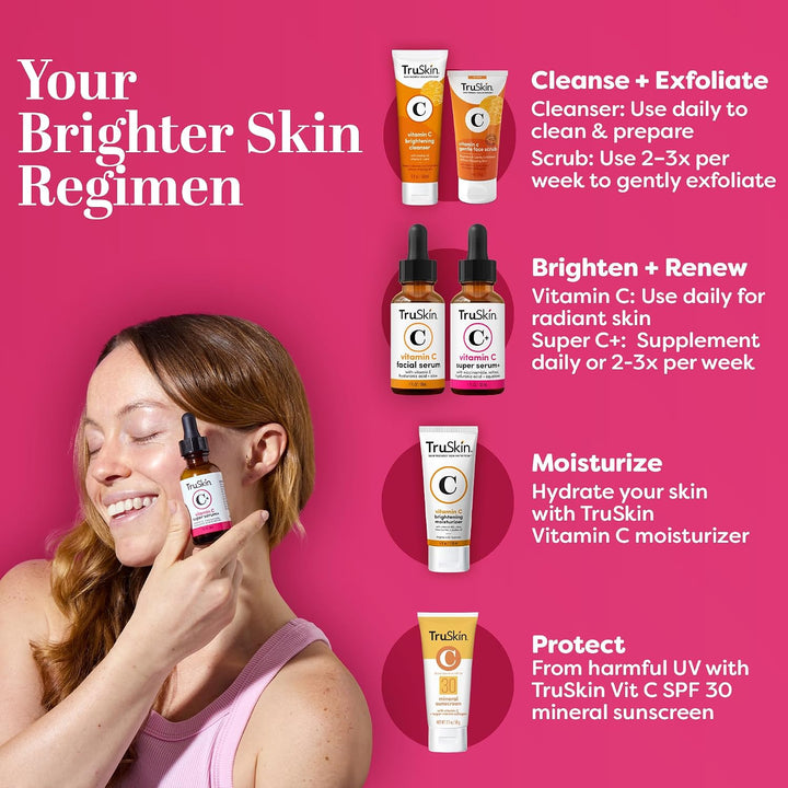 TruSkin Super suero de vitamina C \u2013 niacinamida, retinol, ácid...