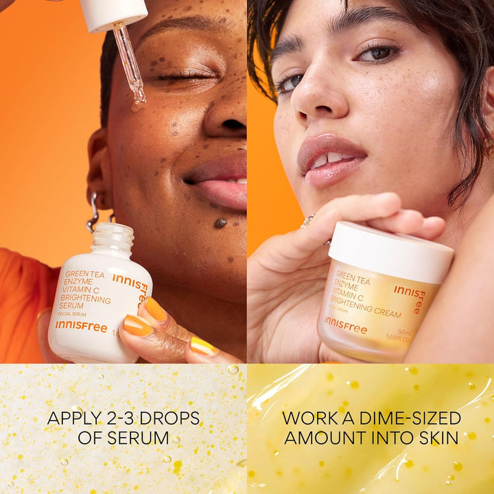 innisfree Vitamina C Rapid Radiance Set, juego coreano de cuidado d...