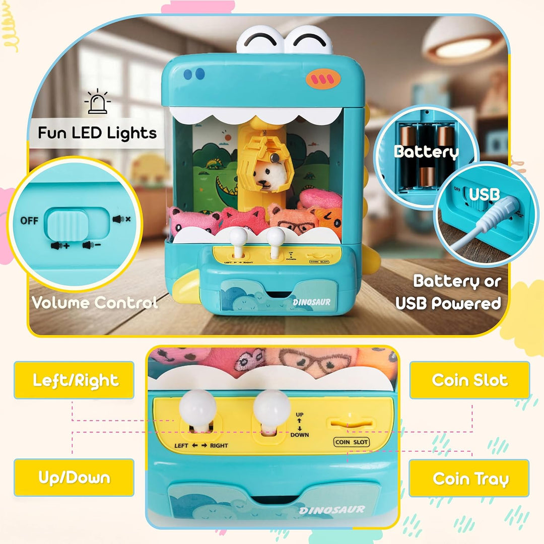 Máquina de garras para niños, mini juego de arcade, máquina expende...
