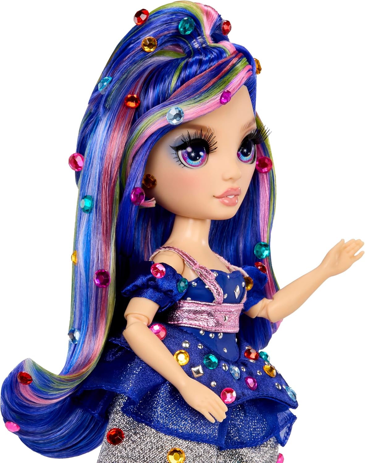 Muñecas de moda Rainbow High - Genevieve Bleue con