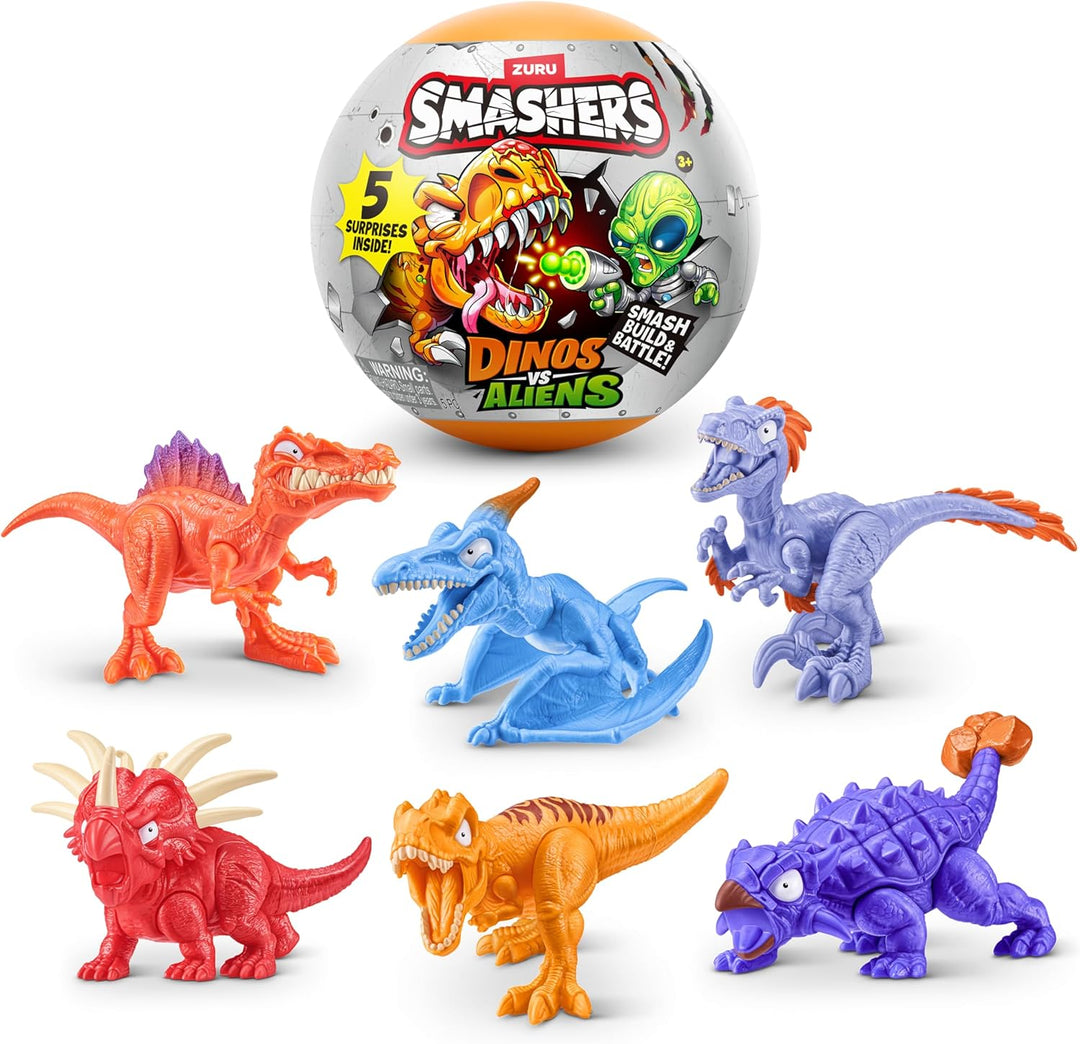 Smashers Dino vs Aliens Planet - Paquete de 2 por ZURU -