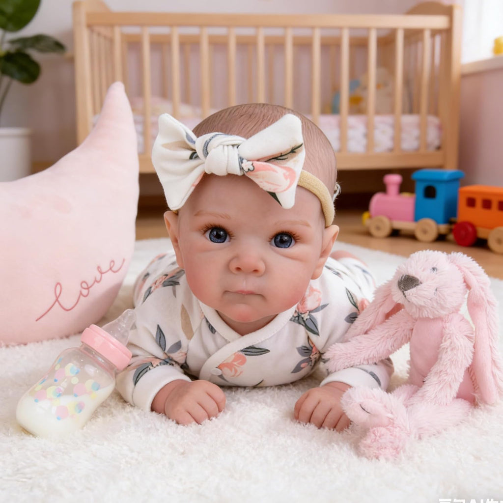 Muñecas de bebé recién nacidas realistas de 20 pulgadas con cuerpo posable, muñecas de bebé de la vida real con accesorios para niñas de más de 3 años, juegos de simulación, colección