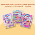 Melissa & Doug Princesa Puffy, juego de adhesivos, Combo de calcomanías infladas