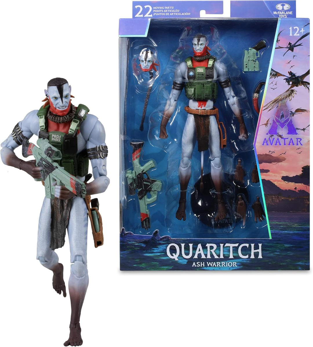 McFarlane Toys - Avatar Fuego y ceniza Quaritch Figura de