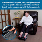 BodyMed Masajeador de pies | Terapia de masaje con vibración de tejido profundo | Masajeador en casa con control remoto | Alivio rápido de la neuropatía, fascitis plantar, mejora la circulación