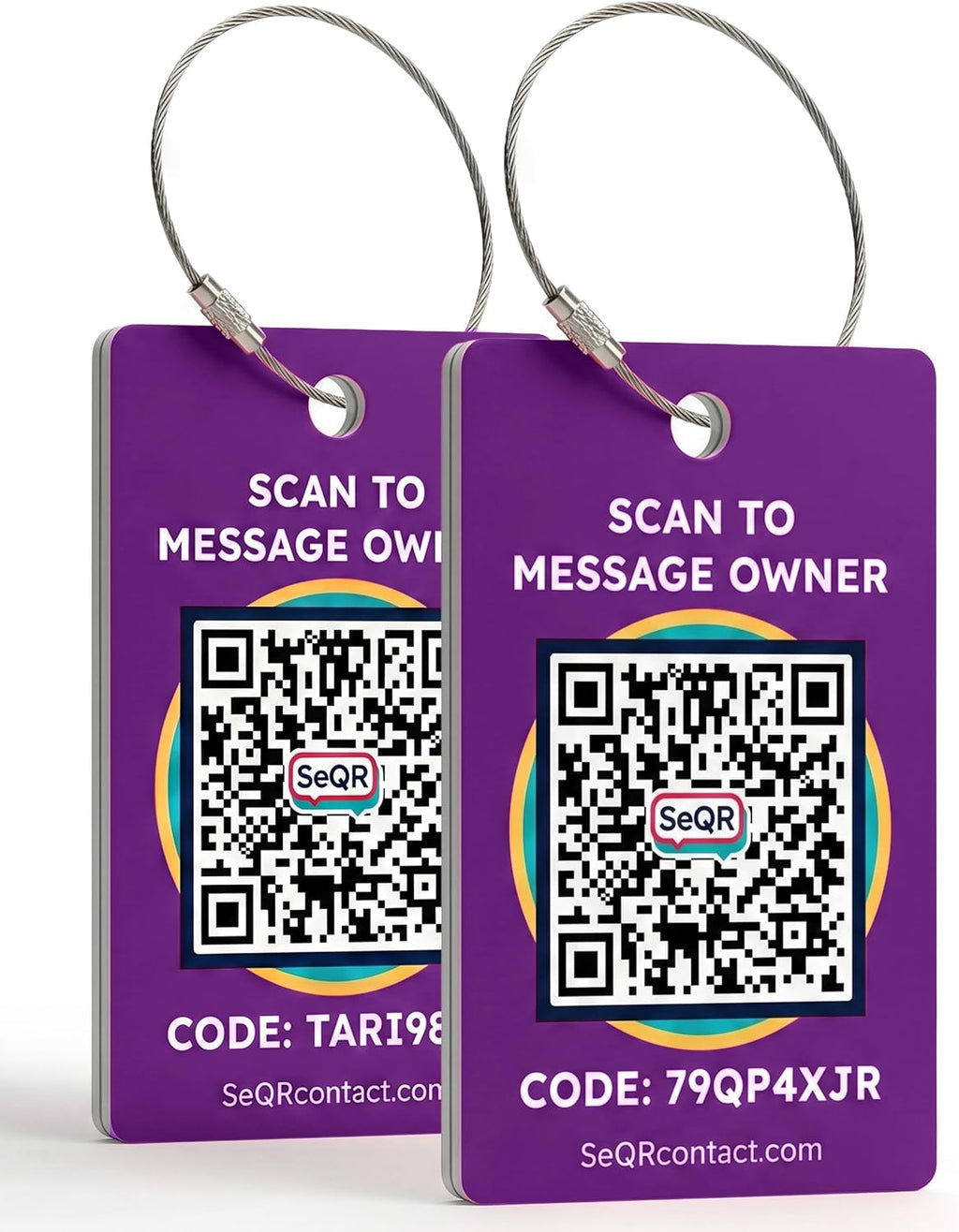 Etiquetas de equipaje inteligentes | Etiqueta de equipaje con código QR de