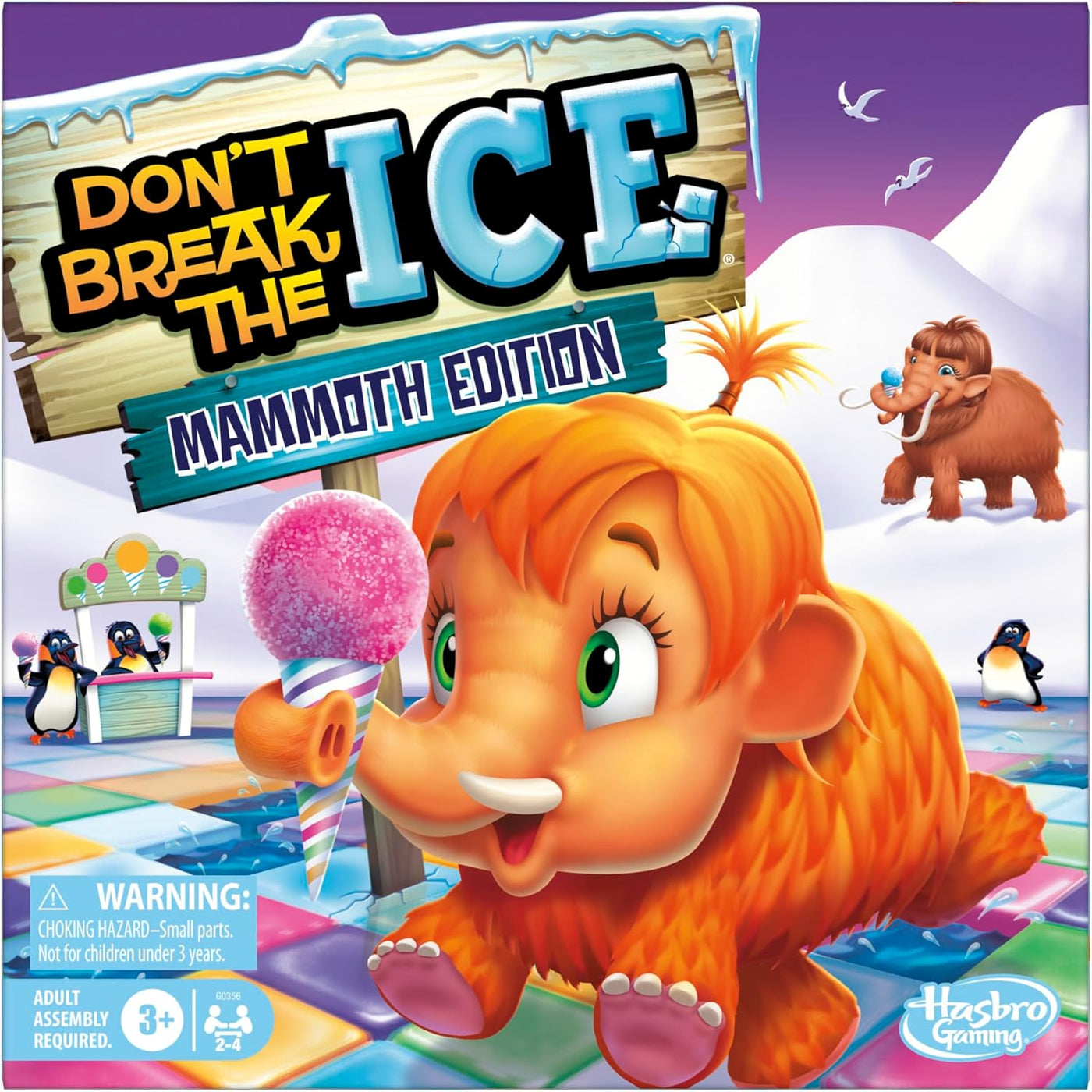 Juego de mesa No rompas el hielo edición Mamut de 3 años