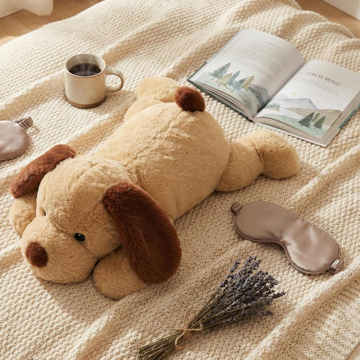 WEIGEDU Animal de Peluche de Cachorro con Peso para Niños y Adultos...