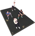 GXMMAT Esterilla de Ejercicio Extra Grande 16'x6'/12'x6'/10'x6'/8'x6' (7mm)
