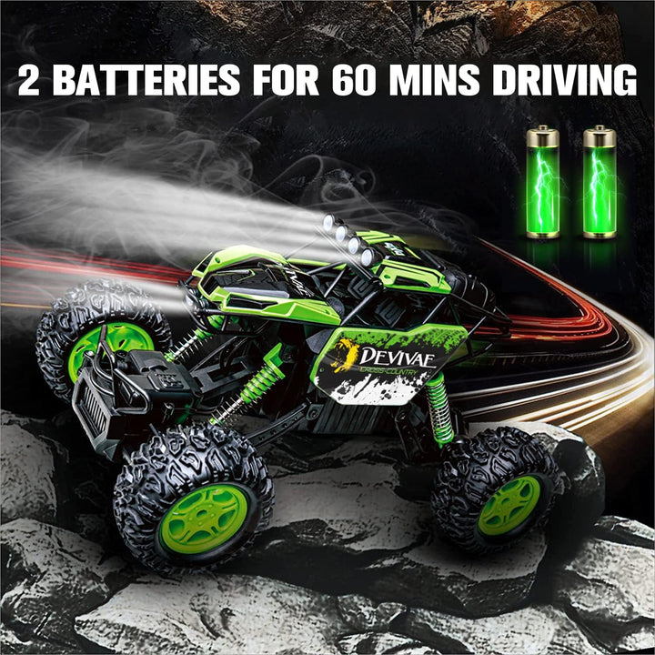 CROBOLL Autos RC grandes 1:12 para niños con función de elevación m...