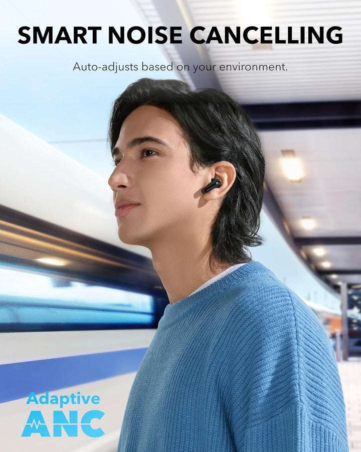 Soundcore P40i by Anker, auriculares inalámbricos con cancelación d...