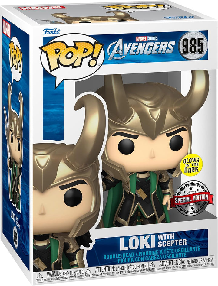 Funko Loki con Cetro (Glow in the Dark) (Edición especial exclusiva)