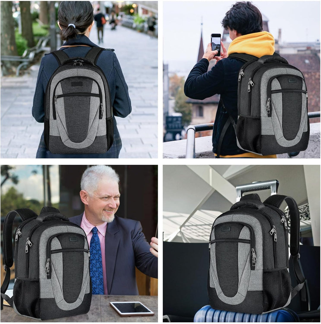 Mochila de viaje para laptop para hombres, mochilas escolares para...