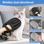 2 guantes de depilación de mascotas para gatos y perros, herramienta eliminadora electrostática reutilizable