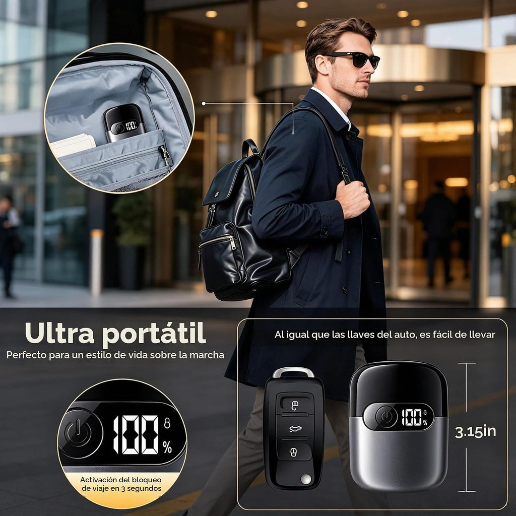 Maquinilla de afeitar eléctrica para hombres, afeitadora de aluminio y