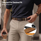 BULLIANT Cinturón de trinquete de grano completo para hombre, 2 unidades