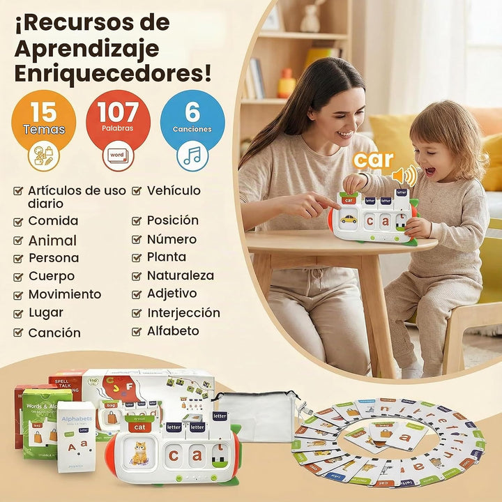 CVC - Juego de ortografía de palabras para niños de 3 a 7 años, tar...