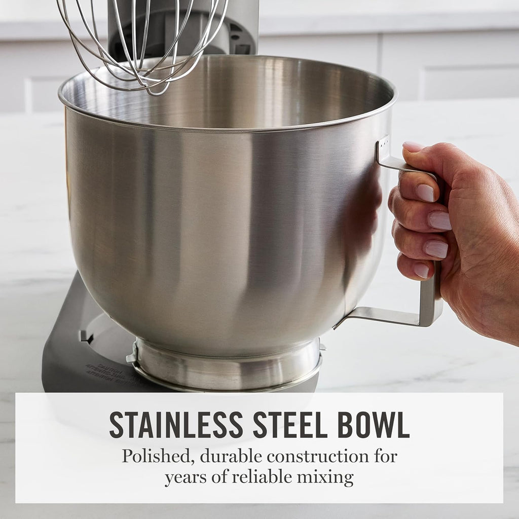 Martha Stewart Batidora de pie con cabezal inclinable de 5.3 cuartos