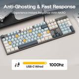 MechLands Aula S500 Teclado para juegos con cable, teclado mecánico...
