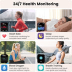 Reloj inteligente con Alexa integrado, rastreador de fitness de llamadas