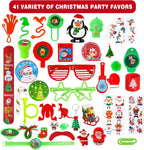 200 piezas de surtido de juguetes de recuerdos de fiesta de Navidad para niños, rellenos de calcetines, regalos de fiesta de cumpleaños, premios de carnaval, rellenos de bolsas de regalo, rellenos de