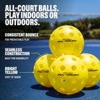 PRO-SPIN BOOST Paletas de Pickleball (Set de 2 o 4) con Pelotas para Todas las Superficies y Bolsa