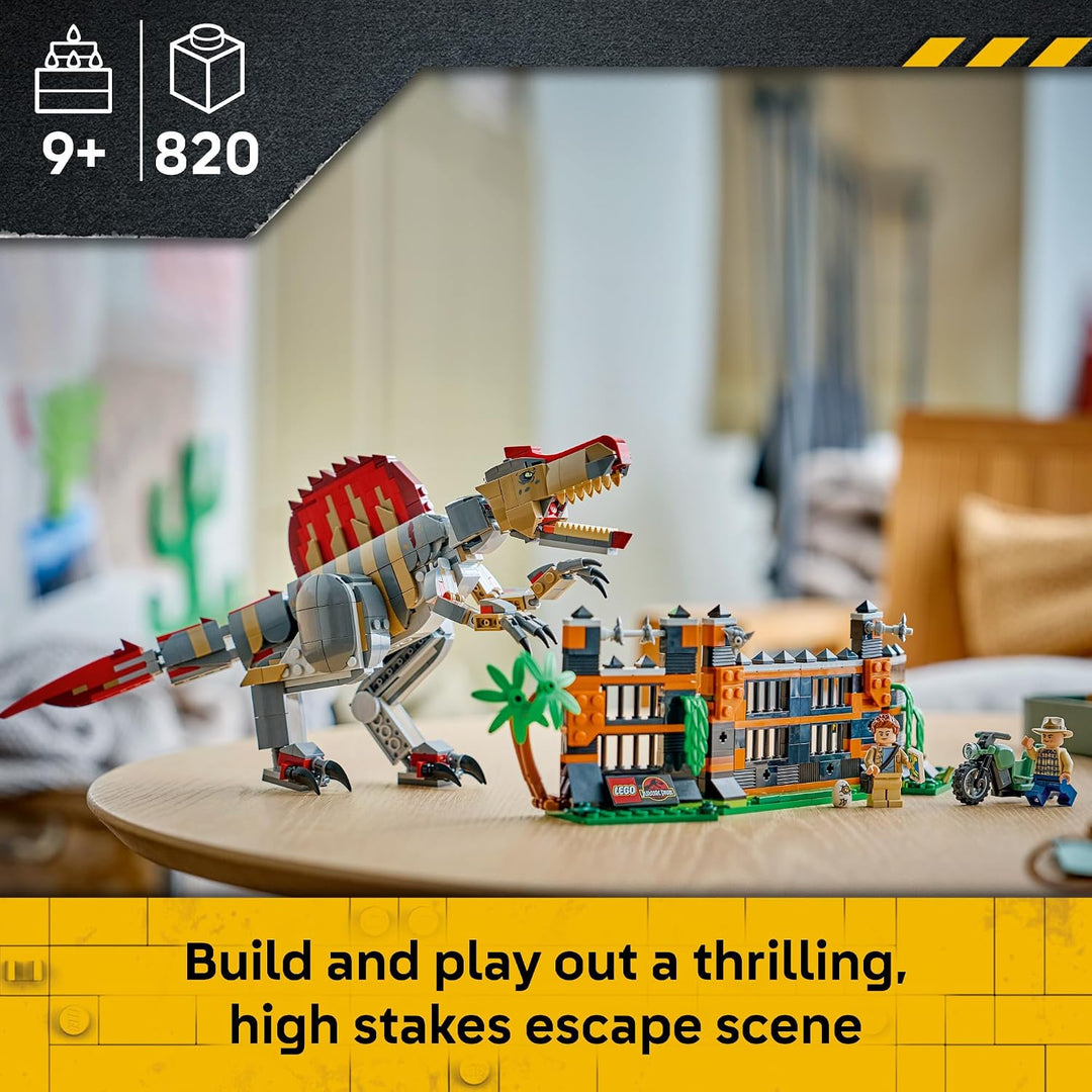 LEGO Jurassic World Huida del Dinosaurio Spinosaurus 77982 | Juguet...