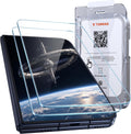 TORRAS Solo para Q3 Spin Case iPhone Duo Protector de pantalla, 2 paquetes