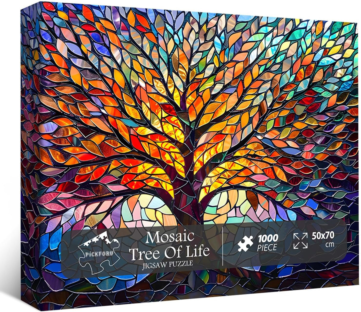 PICKFORU Rompecabezas de árbol de la vida para adultos