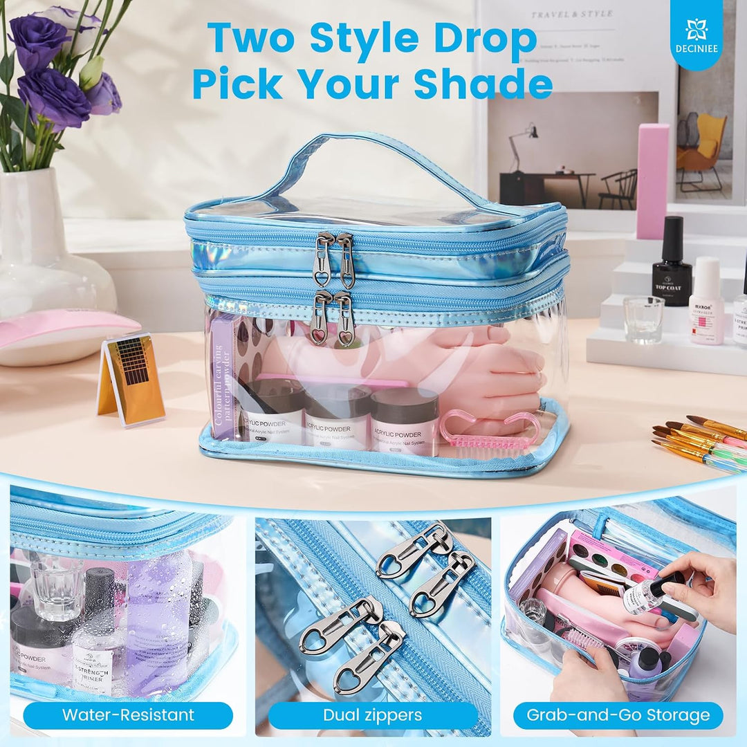 Kit de uñas para principiantes con todo: juego de líquidos en polvo...