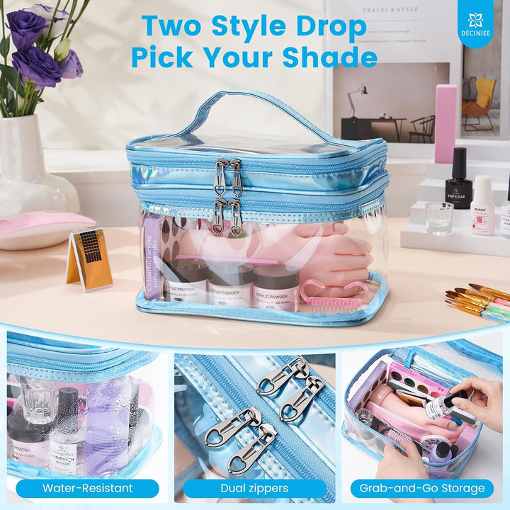 Kit de uñas para principiantes con todo: juego de líquidos en polvo...