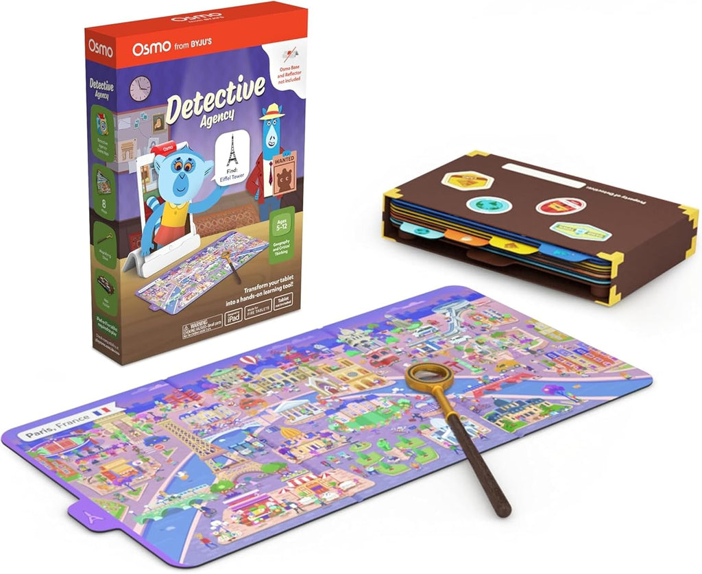 Osmo Agencia de detectives, edades 5-12, resolver misterios, juego STEM, iPad/Fire