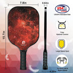 DULCE DOM Juego de 2/4 palas de pickleball - Aprobado por USAPA