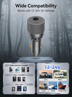 Starlink Mini Adaptador de Coche Convertidor Step Up, 12V a 30V, 45W Carga Rápida