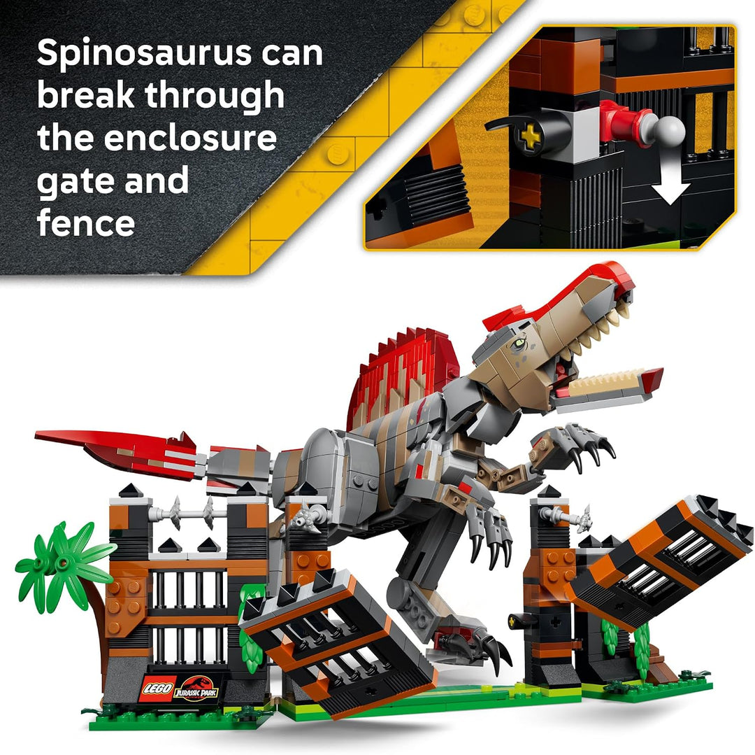 LEGO Jurassic World Huida del Dinosaurio Spinosaurus 77982 | Juguet...