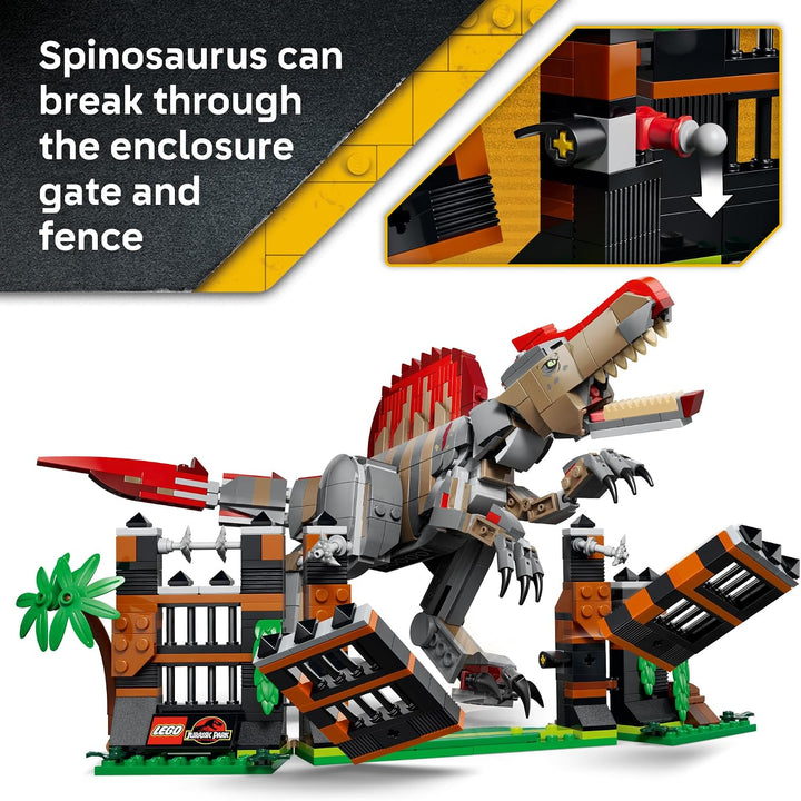 LEGO Jurassic World Huida del Dinosaurio Spinosaurus 77982 | Juguet...